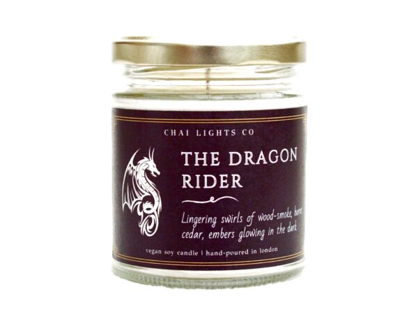dragon rider soy candle