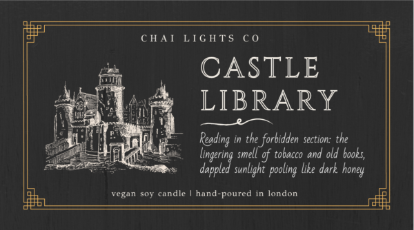 castle library candle